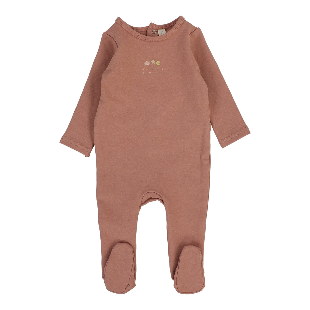 Dreamy graphic footie - Deep pink