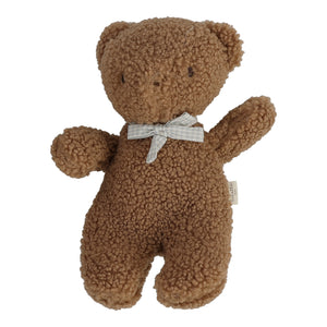 Bear with bow - brown/pale blue