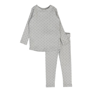 Diamond dot 2 pc set - Pale blue