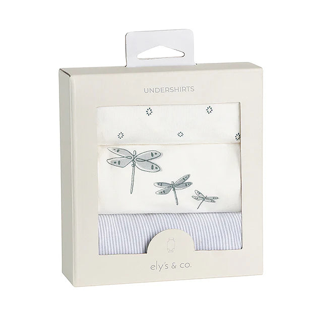 3 pack spaghetti strap undershirts - dragonfly