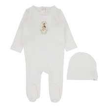 Load image into Gallery viewer, French terry print layette set - Winter white/goose
