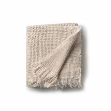 Load image into Gallery viewer, Domani Waffle Muslin Cream Baby Blanket
