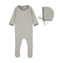 Load image into Gallery viewer, Two-tone layette set - Light blue
