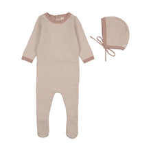 Load image into Gallery viewer, Two-tone layette set - Dusty pink
