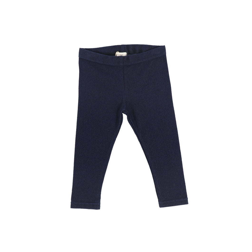 Jean leggings - dark jean