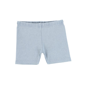 Jean biker shorts - chambray