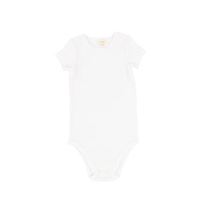 Short sleeve onesie - pure white