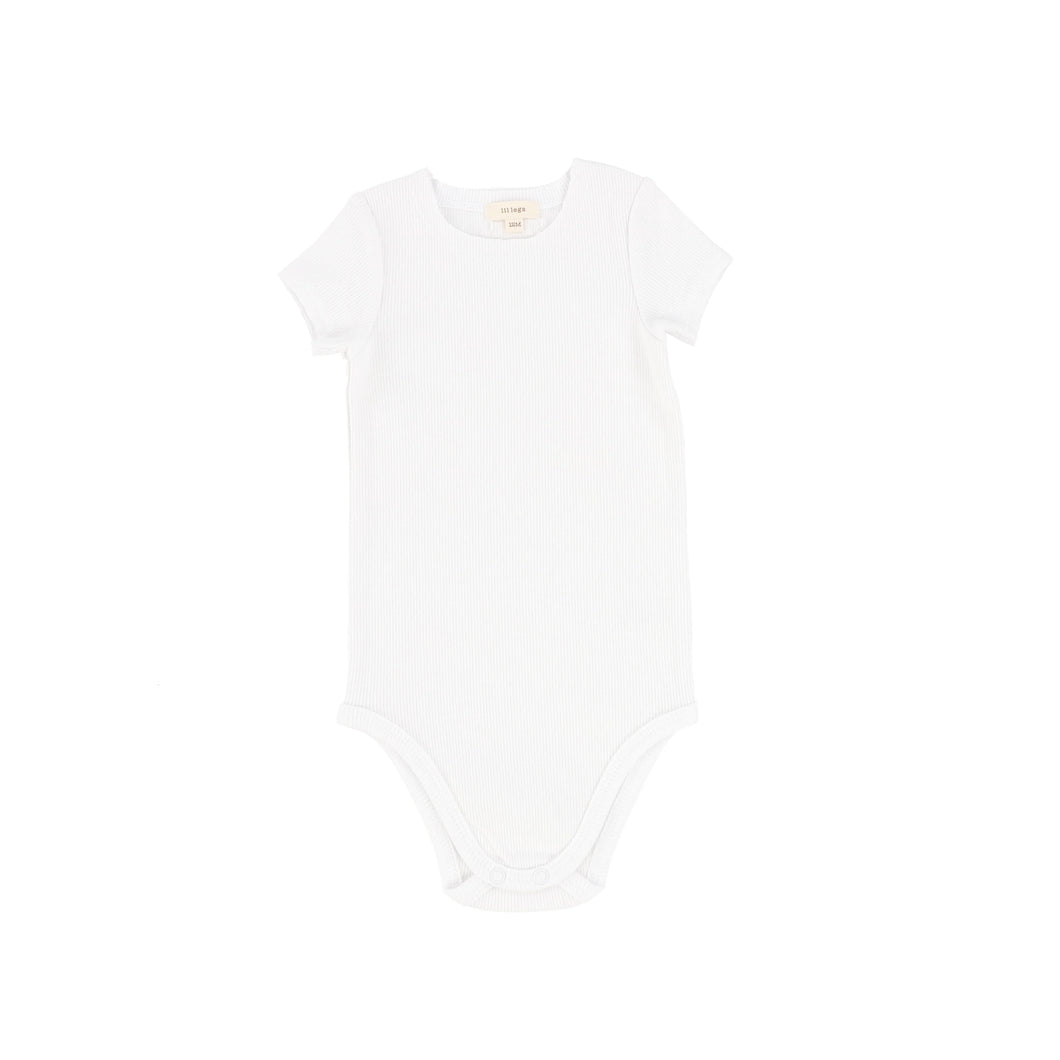 Short sleeve onesie - pure white