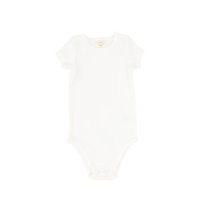 Short sleeve onesie - winter white