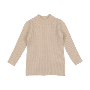 Knit mock neck - Ecru
