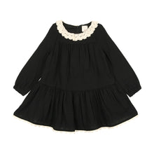 Load image into Gallery viewer, Black collar dress
