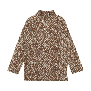 Pebble mockneck - camel
