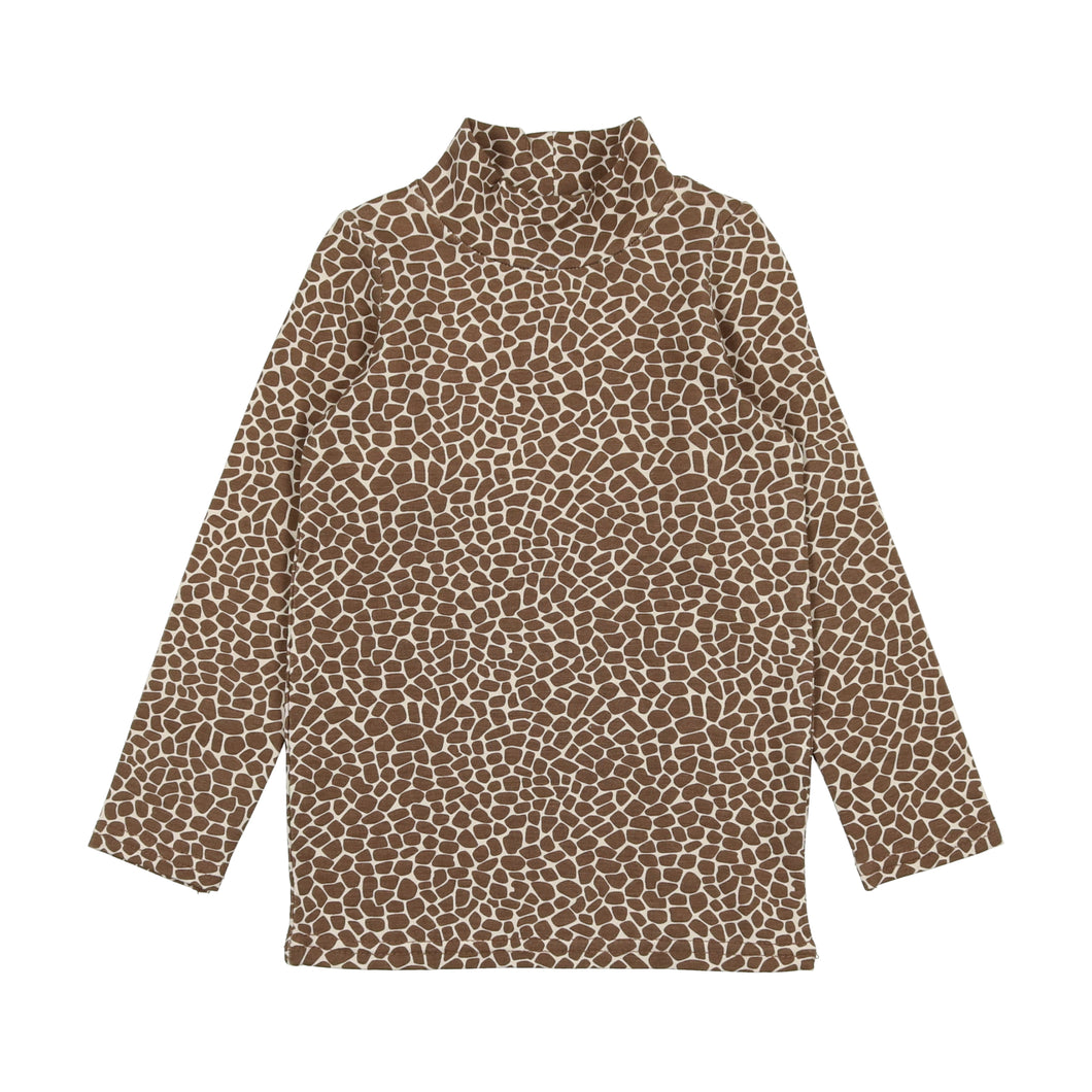 Pebble mockneck - camel