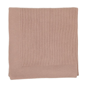 Knit blanket for jacket - Dusty pink