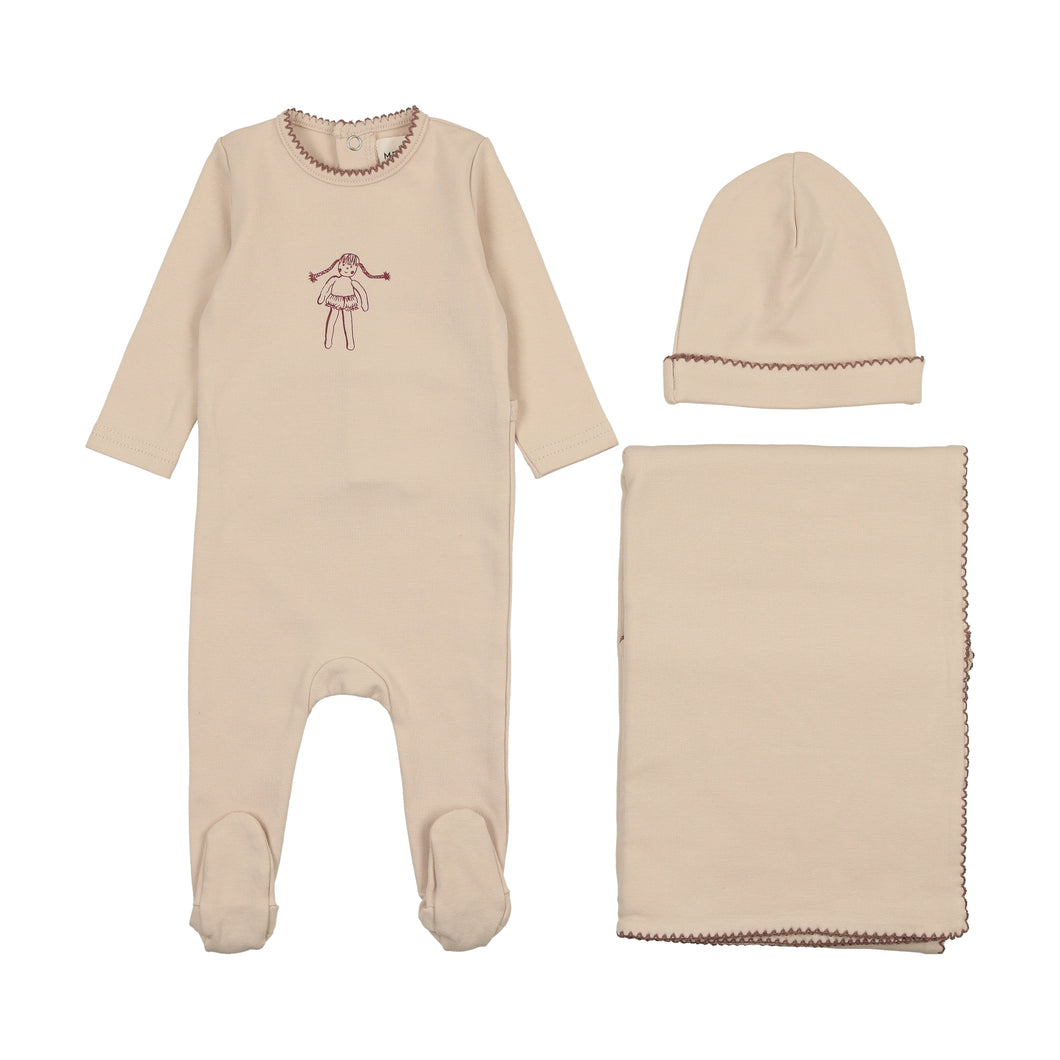 Doll layette set - Petal