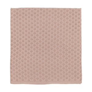 Jumper footie, cardigan, bonnet and blanket set - Dusty pink