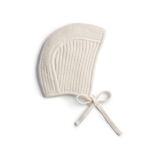 Chunky knit bonnet - Natural white