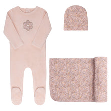 Load image into Gallery viewer, Velour liberty floral layette set - Pink floral
