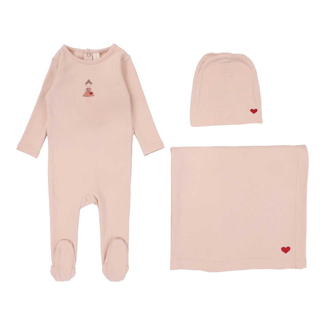 Doll layette set - Pink
