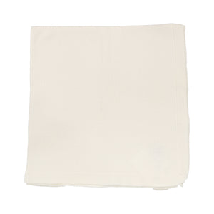 Knit wrap sleeveless layette set - cream