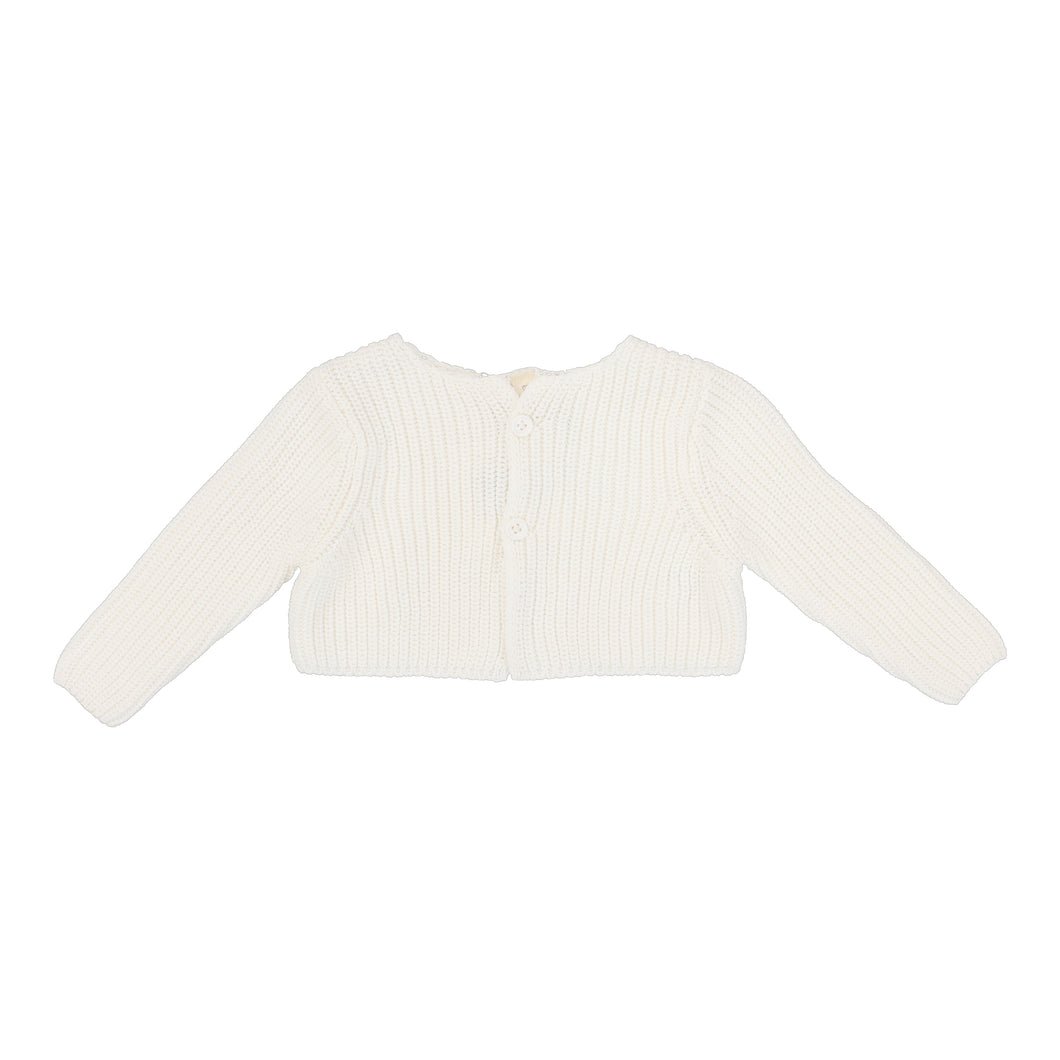Chunky knit shrug - Winter white
