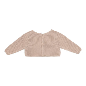 Chunky knit shrug - Blush