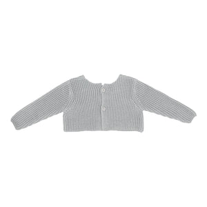 Chunky knit shrug - Pale blue