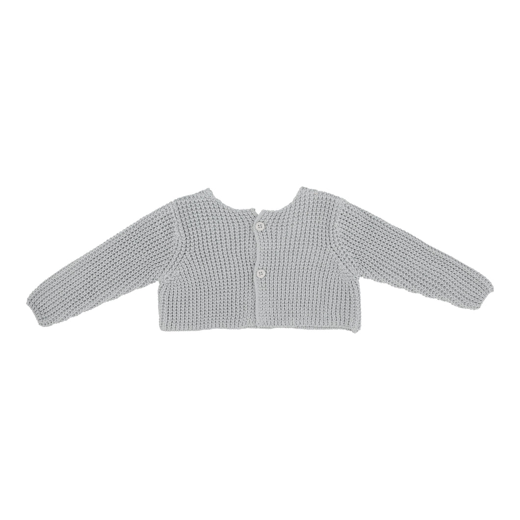Chunky knit shrug - Pale blue