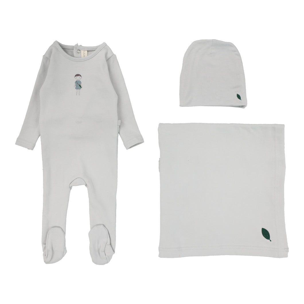 Doll layette set - Seafoam