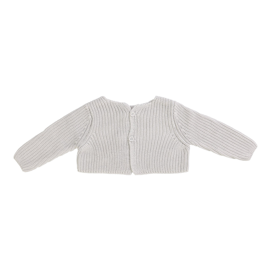Chunky knit shrug - Light blue