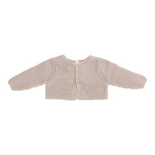Load image into Gallery viewer, Chunky knit shrug - Oat

