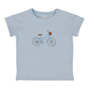 Bike boys tee - Light blue