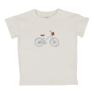 Bike boys tee - White