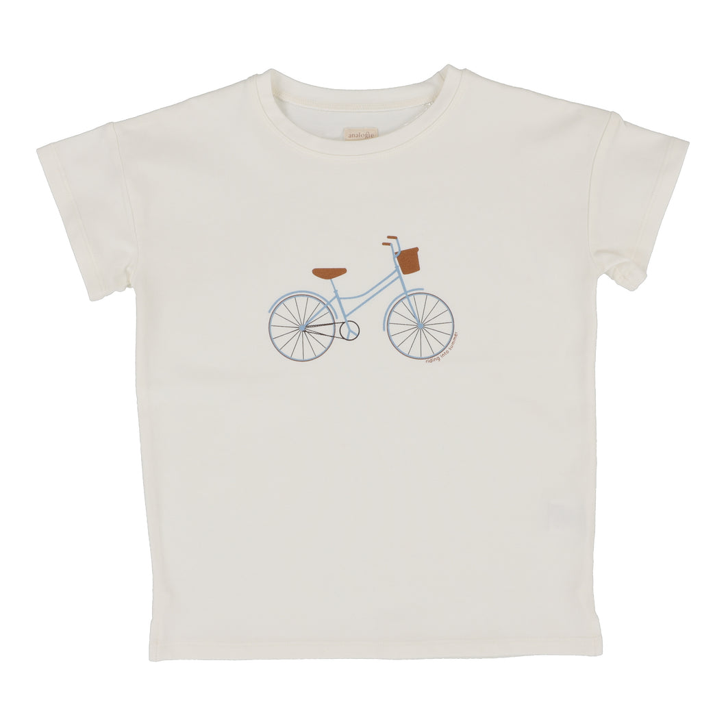 Bike boys tee - White