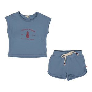 Bloomer set - Blue