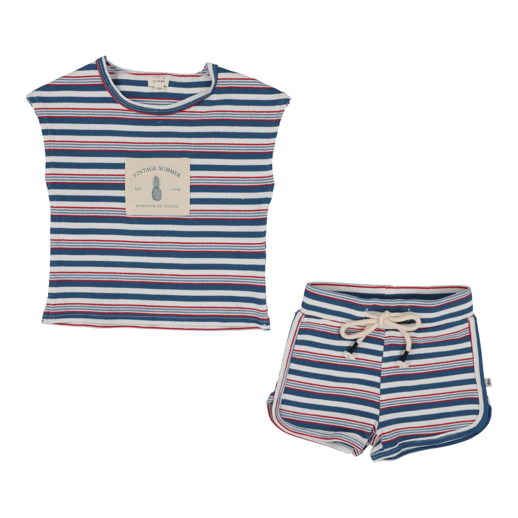 Bloomer set - Multistripe
