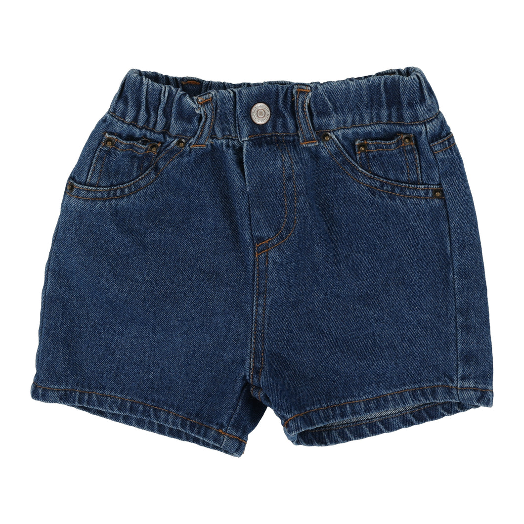 Boys shorts dark wash - Blue