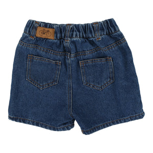 Boys shorts dark wash - Blue