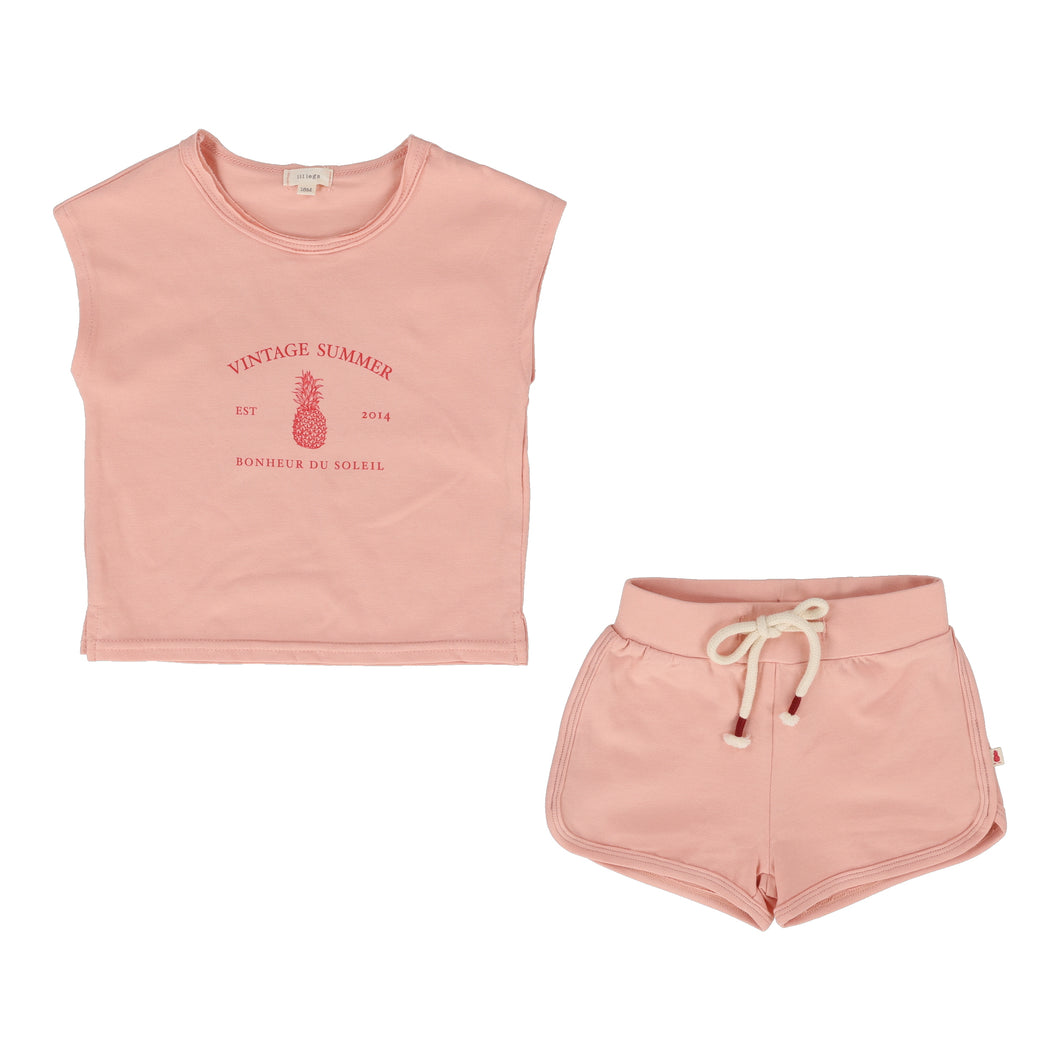 Bloomer set - Coral