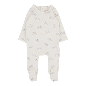 All over bike footie - White
