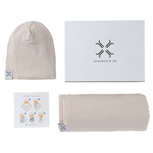 Load image into Gallery viewer, Sand beanie and blanket set
