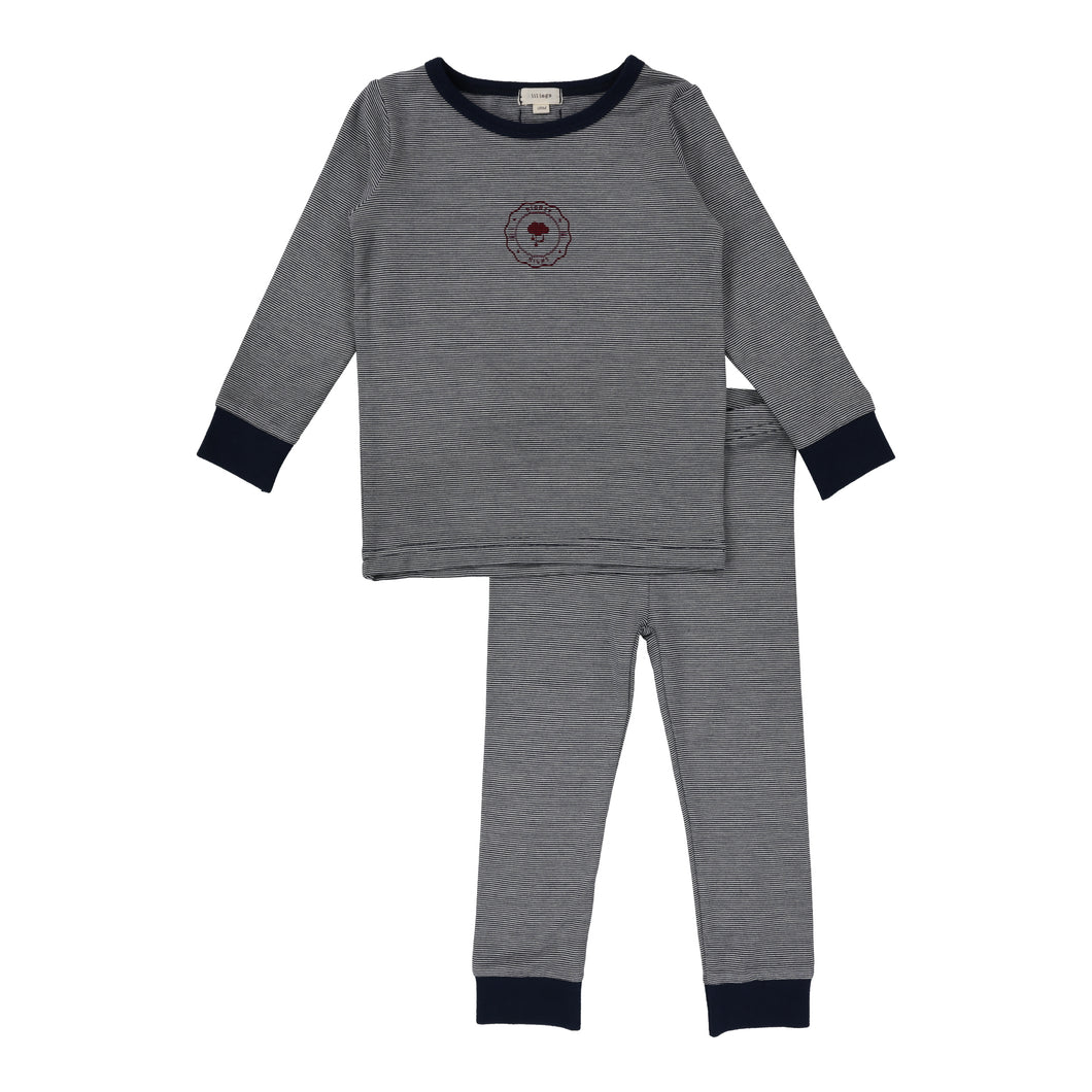Striped lounge set - Navy