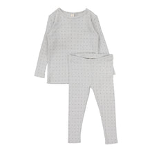Load image into Gallery viewer, Linear print long sleeve set - light blue
