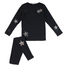 Load image into Gallery viewer, Animal print star patch loungewear set
