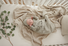 Load image into Gallery viewer, Sage season&#39;s pallette rib footie and beanie
