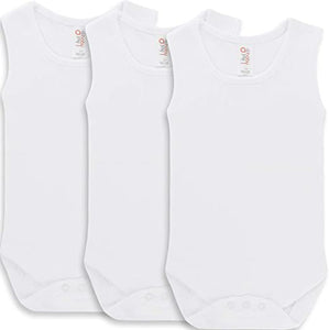 3-pack sleeveless bodysuit
