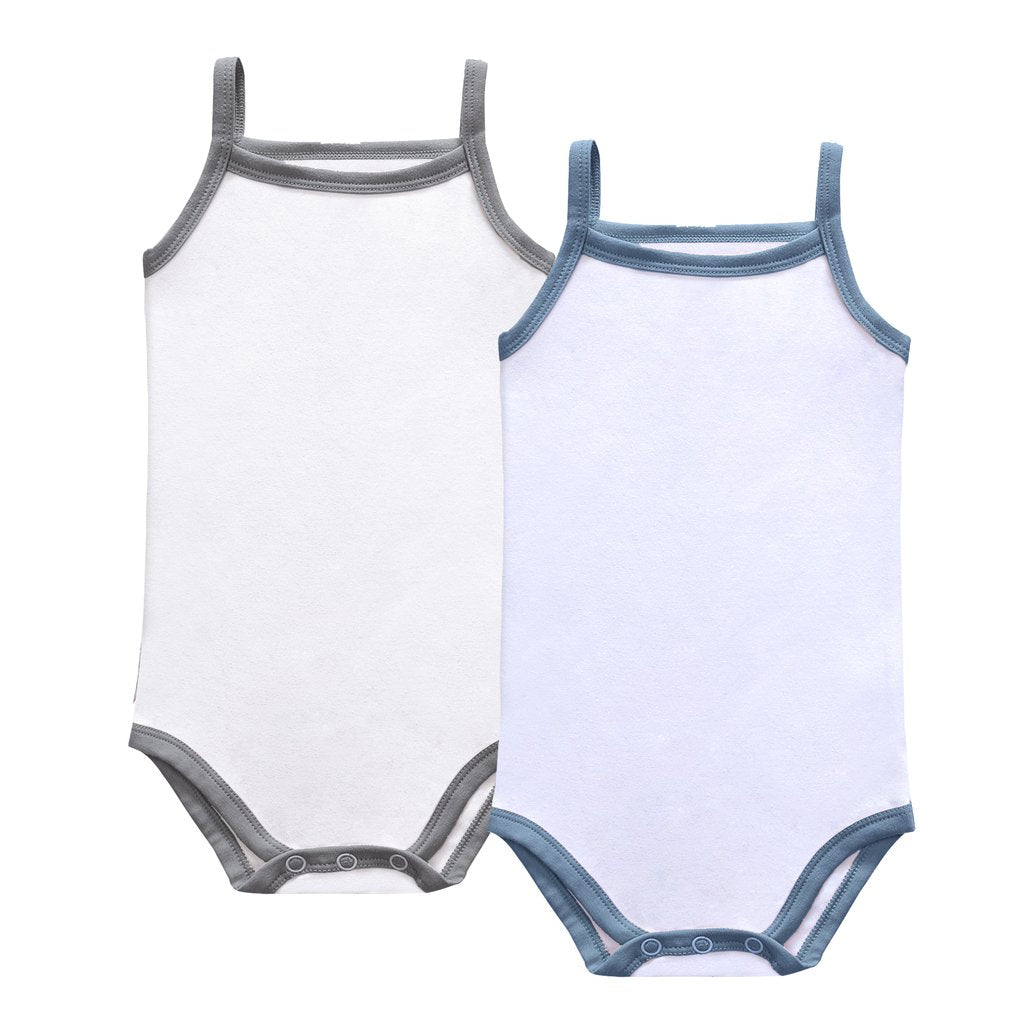2 pack blue and gray strap undershirts