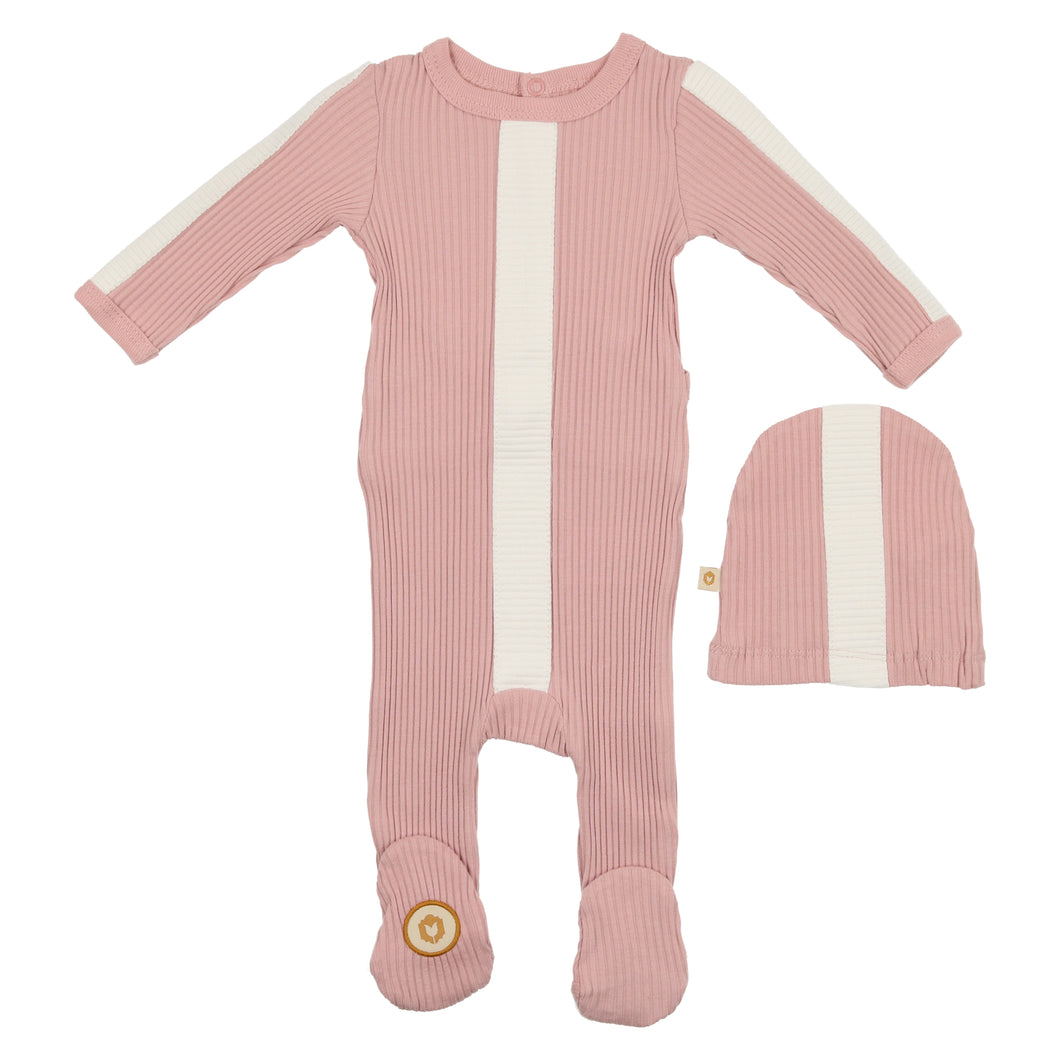 Pale mauve classic strip gift set