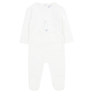 Blue bunny footie