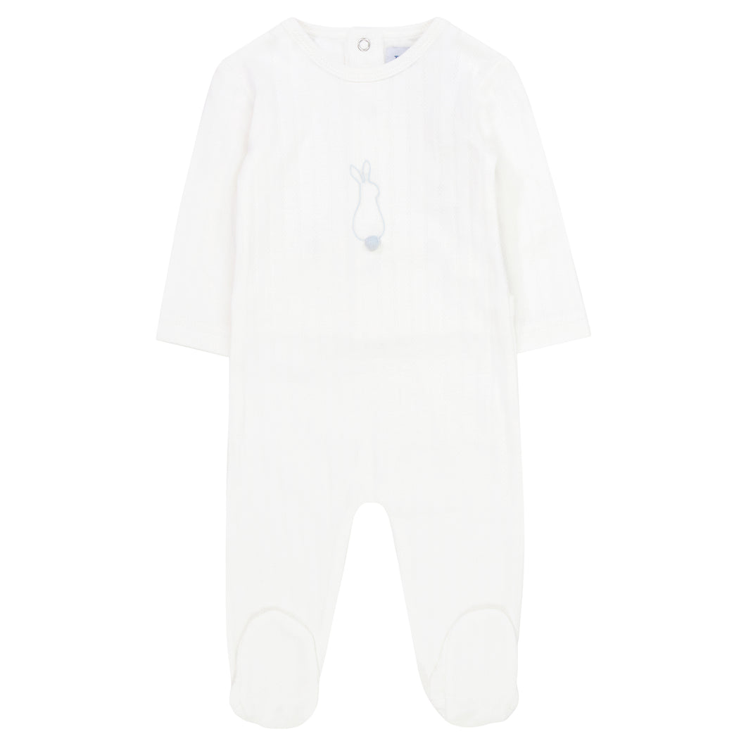 Blue bunny footie